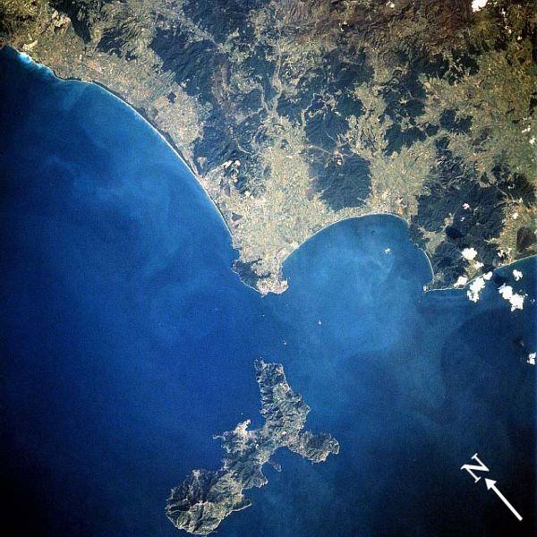 Isola d'Elba dal Satellite